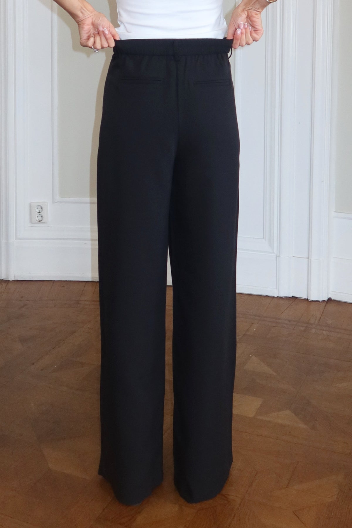 Flowy Suit Pants - Black