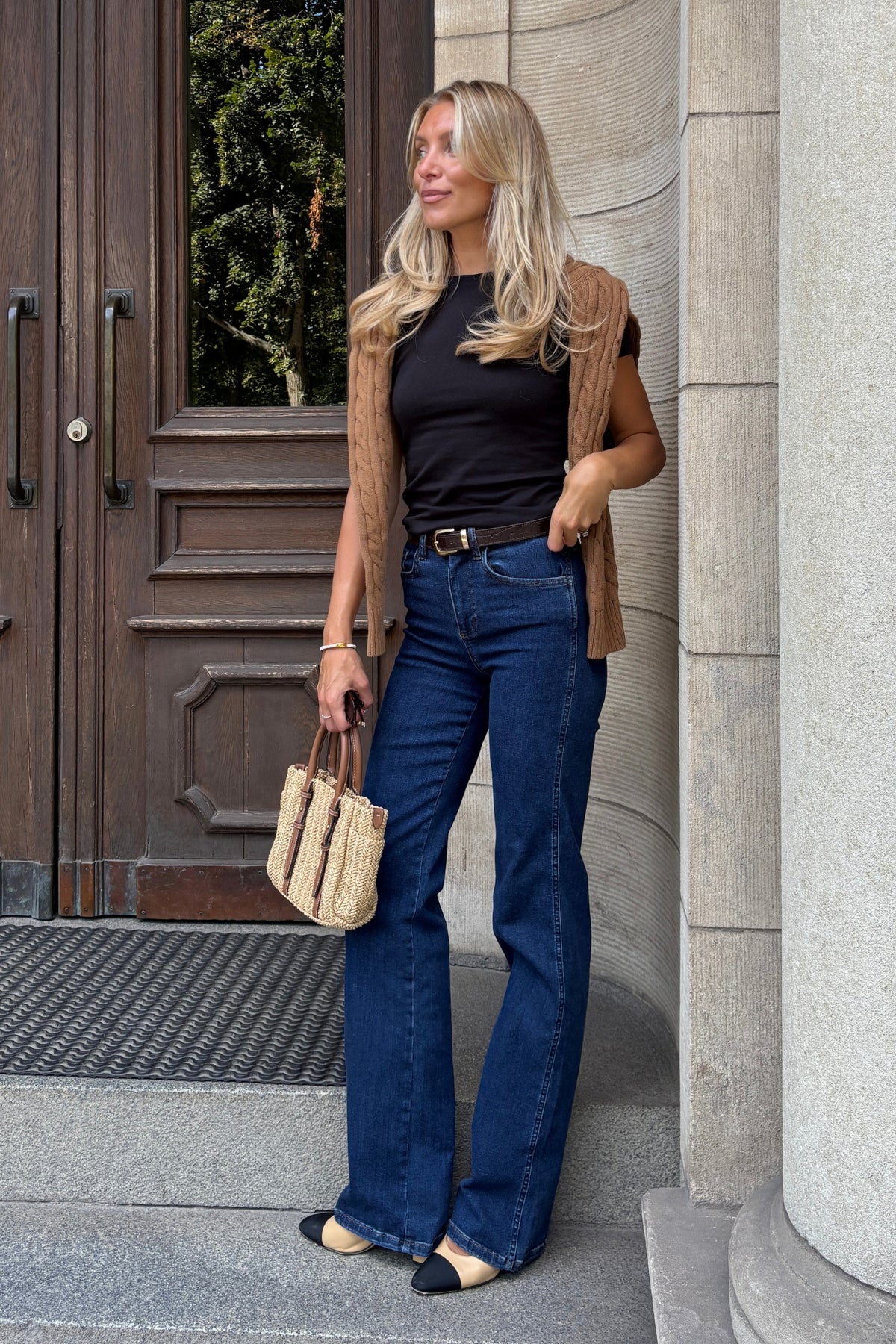 Everyday Straight Jeans - Dusty blue