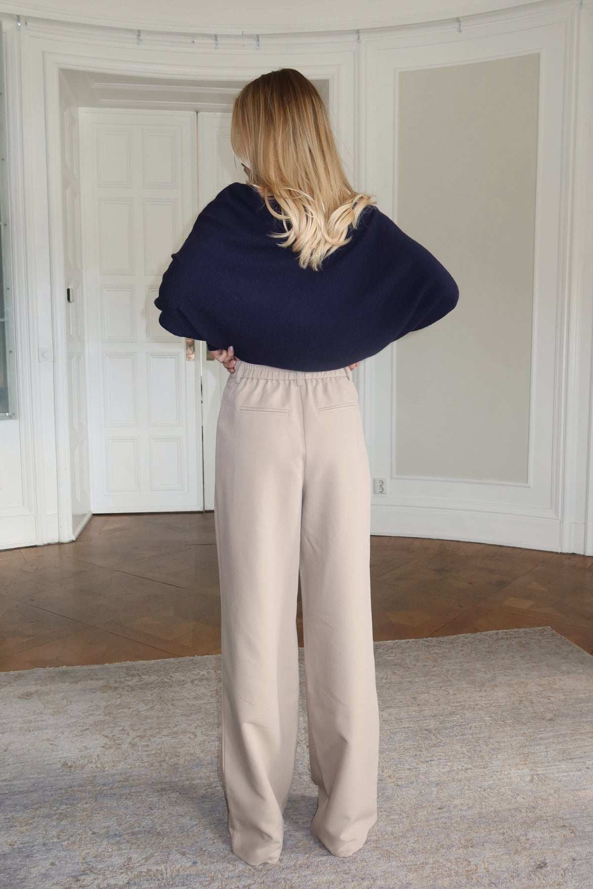 Flowy Suit Pants - Sand