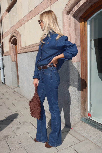 Everyday Bootcut Jeans - Raw Blue