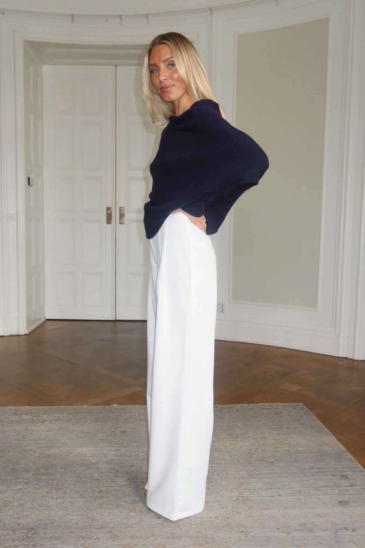 Flowy Suit Pants - White