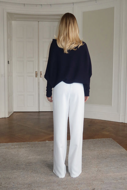 Flowy Suit Pants - White