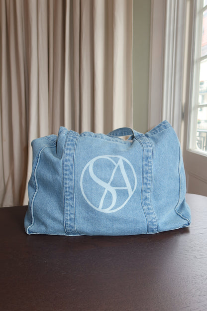 Jeans Tote Bag - Blue